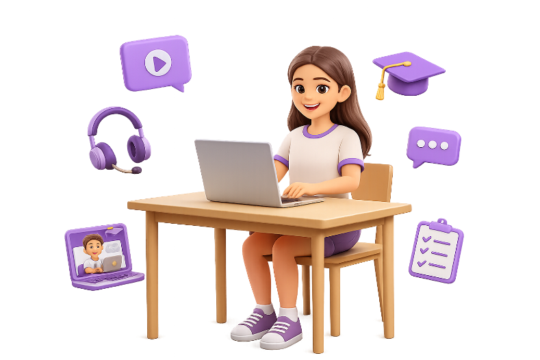 Home Learning Illustration